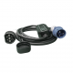 Type-2 Portable Electric Car Vehicle Charger Type 2 IEC 62196-2 - CEE, Single Phase, 32A, 7.3kW