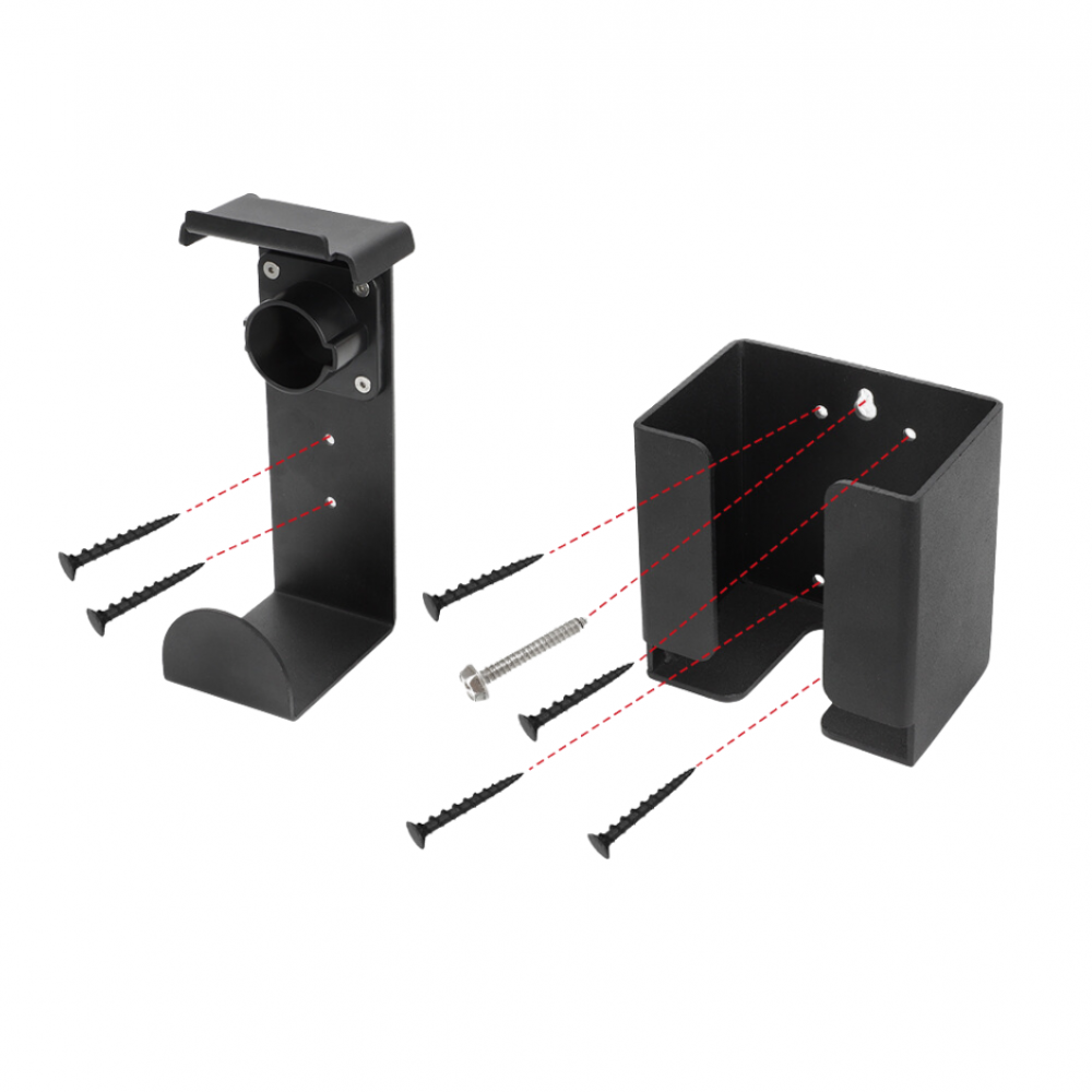EV Charger Cable Holder Portable Charger Wall Box Holder with Type2