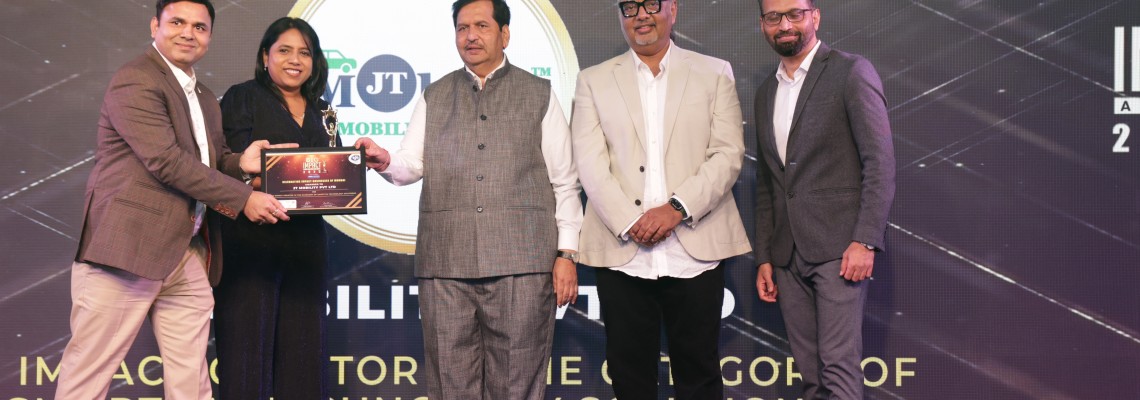 Vijay Gupta, Founder & CEO JT Mobility Private Limited Received Big Impact Award 2023
