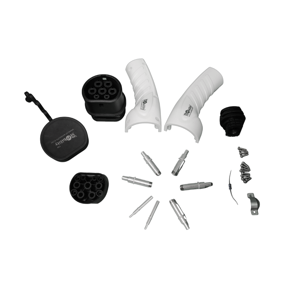 Type 2 IEC 621962 Female 16A Three Phase EV Plug or Connector Gun