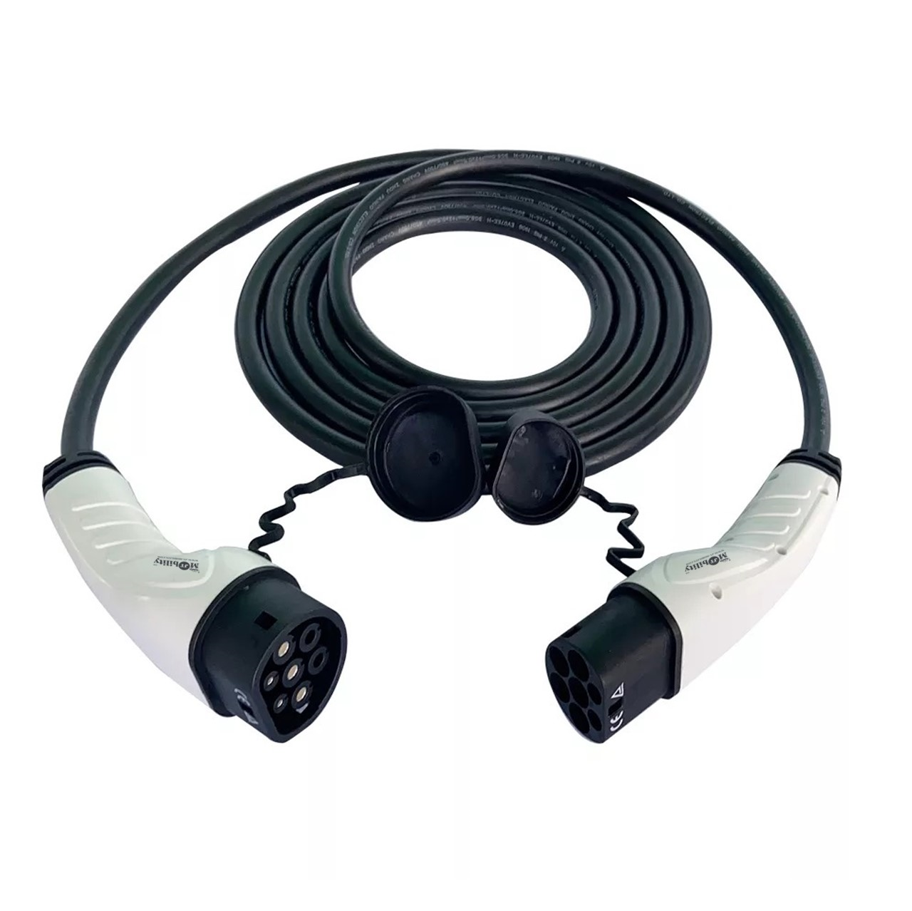 JTCCM3T2T23P1A05-1 EV Charging Cable Mode-3 Type 2 IEC 62196-2 Male to Type- 2 Female Three Phase, 16 Amp, 11Kw
