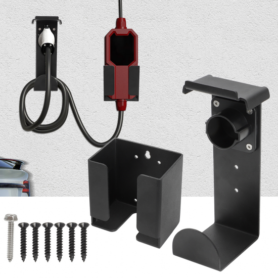 EV Charger Cable Holder Portable Charger Wall Box Holder with Type-2 dummy socket EV Charger Cable Holder Portable Charger Wall Box Holder with Type-2 dummy socket