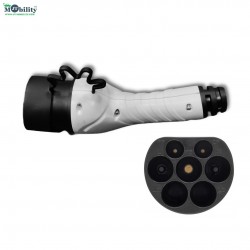 Type 2 IEC 62196-2 Male 16A Single Phase EV Plug or Connector Gun 