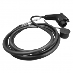 Mode 3 Type-1 Tethered EV Charging Cable Type 1 SAE J1772 Female Single Phase 16 Amp 3Kw 5 meter