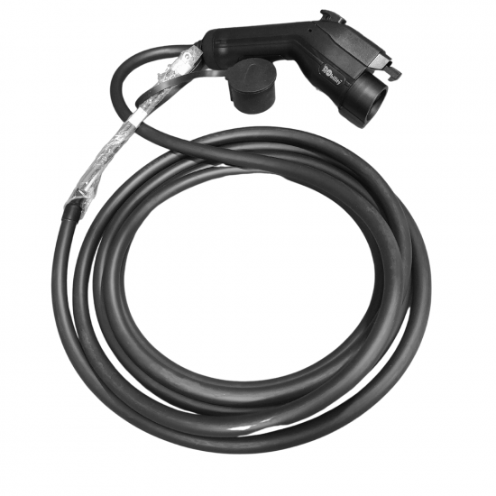 Mode 3 Type-1 EV Charging Cable  Tethered Type 1 SAE J1772 Female Single Phase 32 Amp 7Kw 5 meter